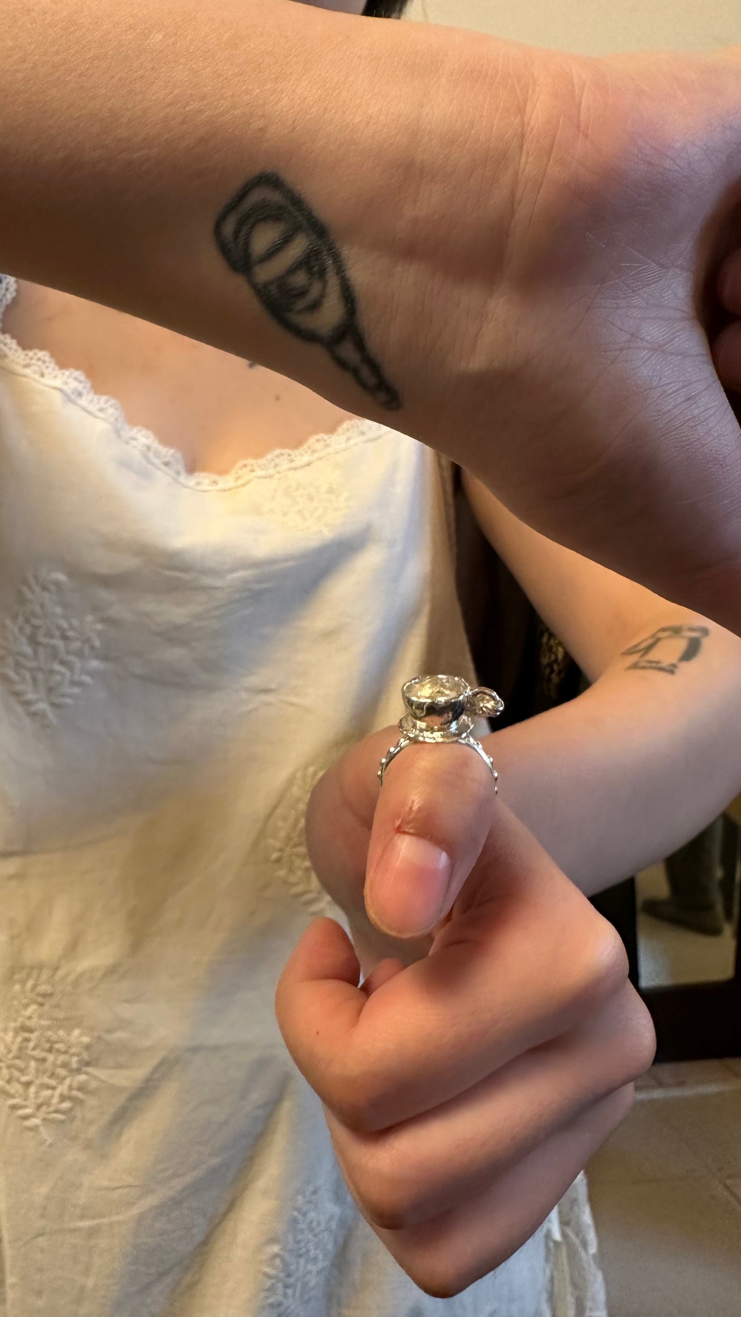 Tea Cup Ring